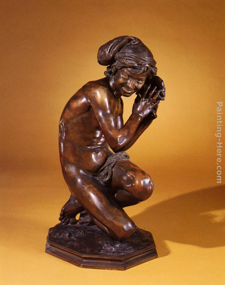 The Neapolitan Fisherboy painting - Jean-Baptiste Carpeaux The Neapolitan Fisherboy art painting